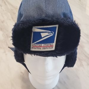 USPS Winter Cap Ear Flaps Made in USA Unite